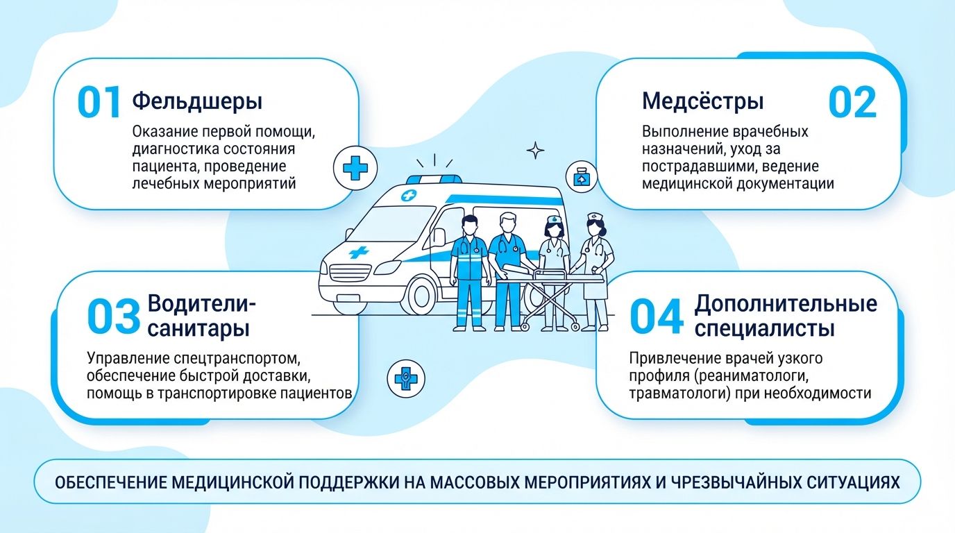 Медицинское сопровождение массовых мероприятий в Муслюмово инфографика